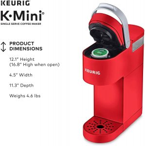 keurig K-mini dimensions
