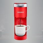 Keurig K-Mini coffee maker in red